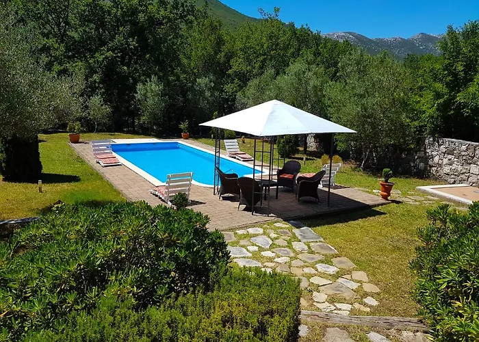 Isolated Terna -big Garden-pool-dalmatia Slime